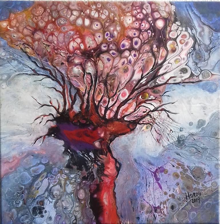 The Centenarian Oak Painting by Mariana Oros | Saatchi Art