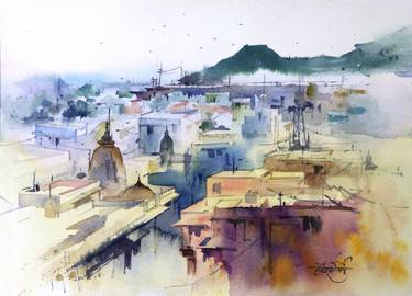 Original Fine Art Landscape Paintings by Vikrant Shitole