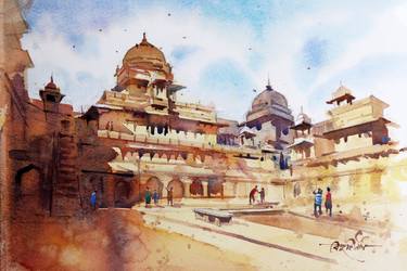 Original Fine Art Landscape Paintings by Vikrant Shitole