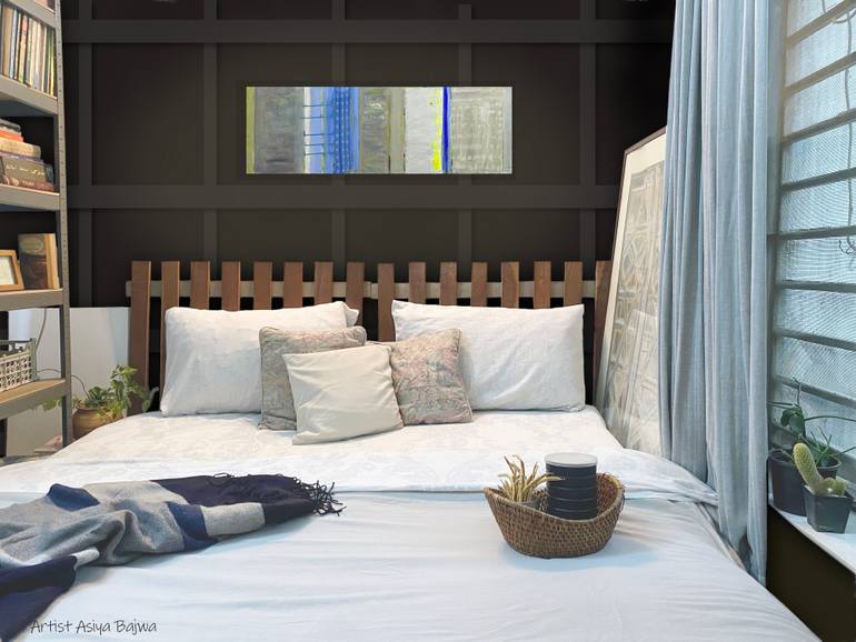 Original Abstract Science/Technology Painting by Asiya Bajwa