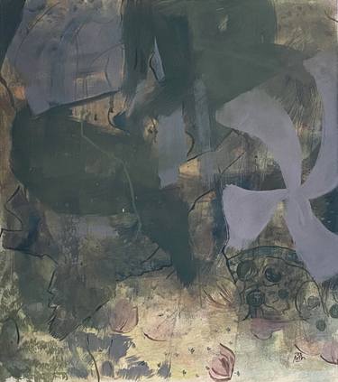 Original Abstract Floral Paintings by Asiya Bajwa