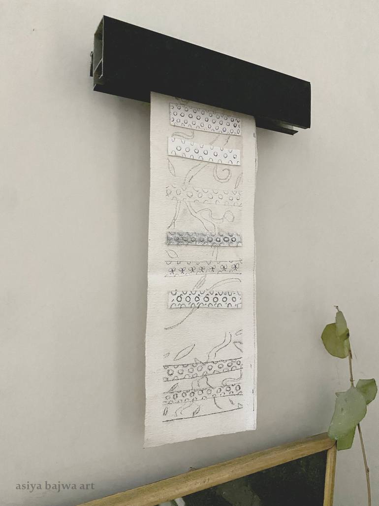 Original Abstract Patterns Drawing by Asiya Bajwa