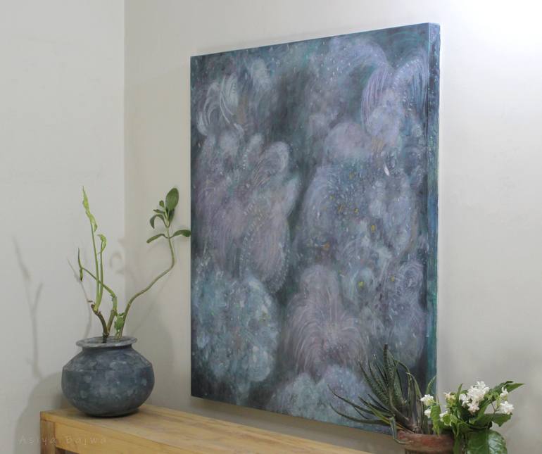 Original Expressionism Fantasy Painting by Asiya Bajwa
