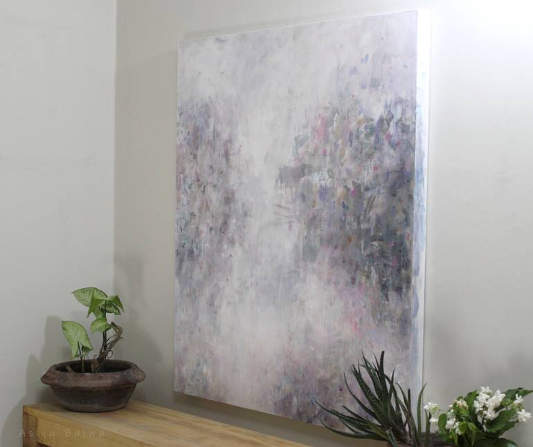 Original Impressionism Floral Painting by Asiya Bajwa