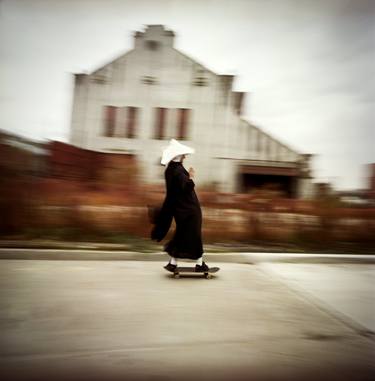 Skateboarding Nun thumb