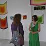 during Geometry of Colour - art show