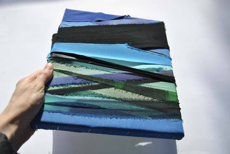 Original Expressionism Abstract Collage by Dorota Wójcik