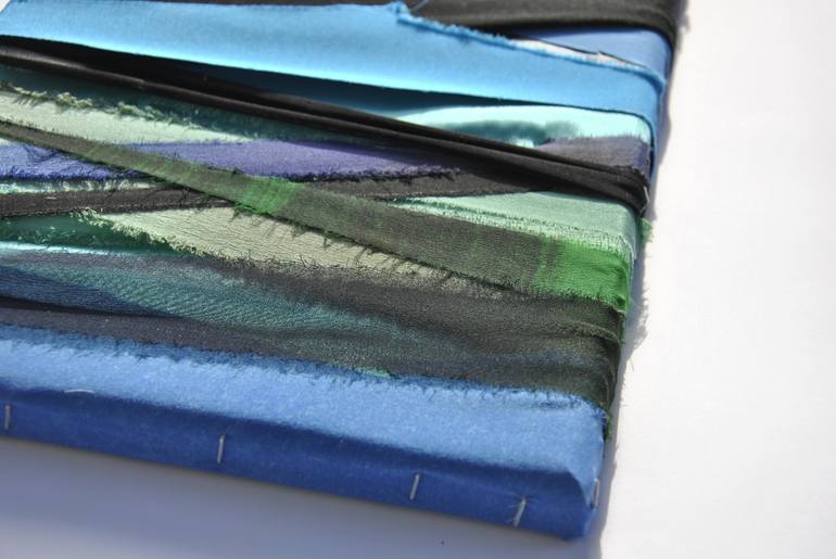 Original Expressionism Abstract Collage by Dorota Wójcik