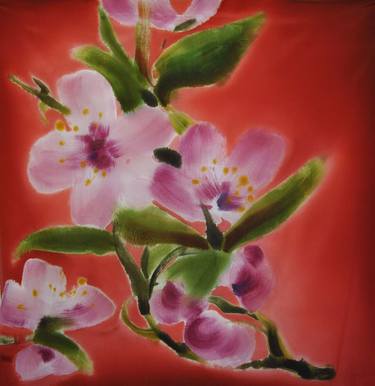 Print of Figurative Floral Paintings by Dorota Wójcik