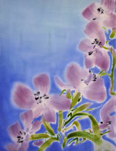 Original Figurative Botanic Paintings by Dorota Wójcik