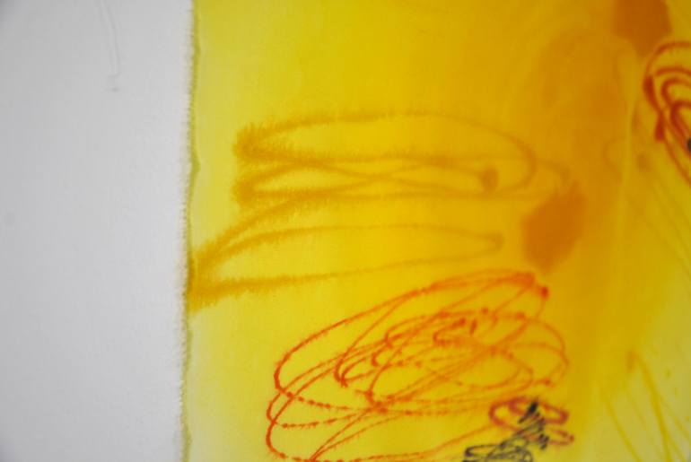 Original Futurism Abstract Painting by Dorota Wójcik
