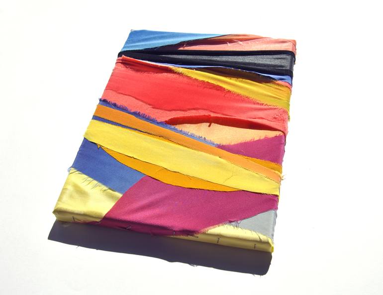 Original Abstract Expressionism Abstract Collage by Dorota Wójcik