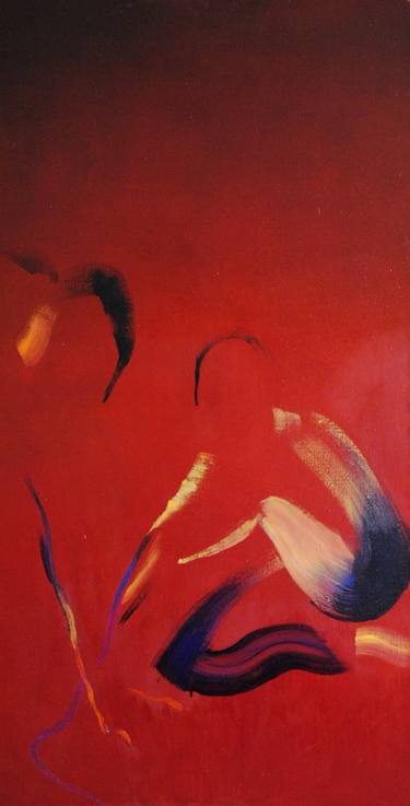 Original Abstract Love Paintings by Dorota Wójcik