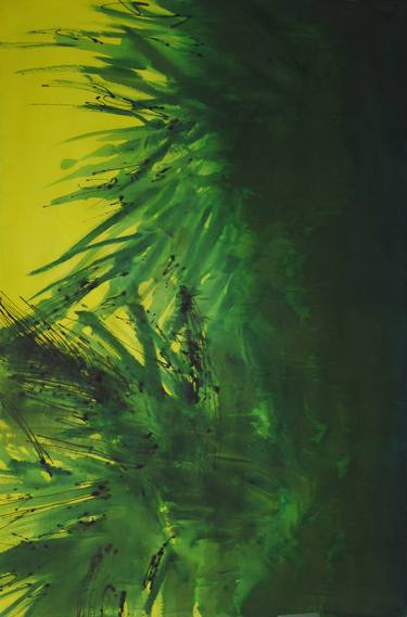 Print of Abstract Expressionism Botanic Paintings by Dorota Wójcik