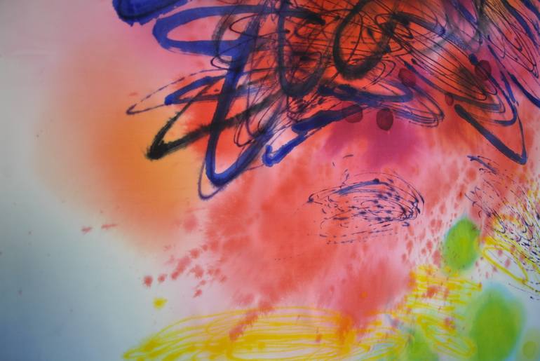 Original Abstract Expressionism Abstract Painting by Dorota Wójcik