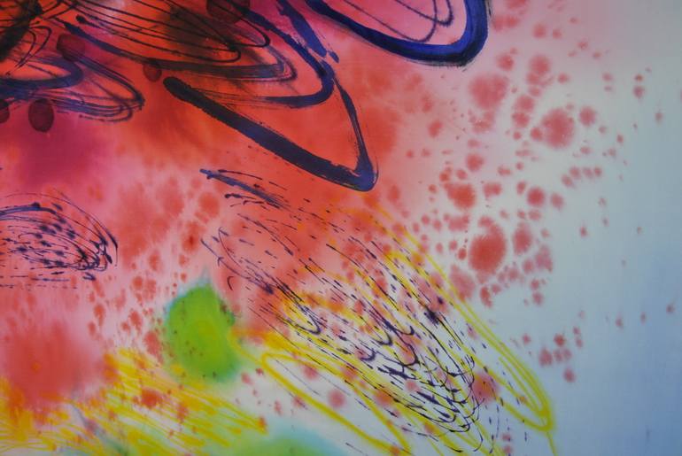 Original Abstract Expressionism Abstract Painting by Dorota Wójcik