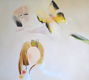 Original Abstract Expressionism Portrait Paintings by Dorota Wójcik