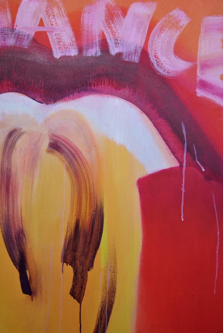 Original Surrealism People Painting by Dorota Wójcik