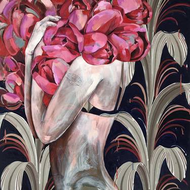 Print of Figurative Floral Paintings by Jessica Watts