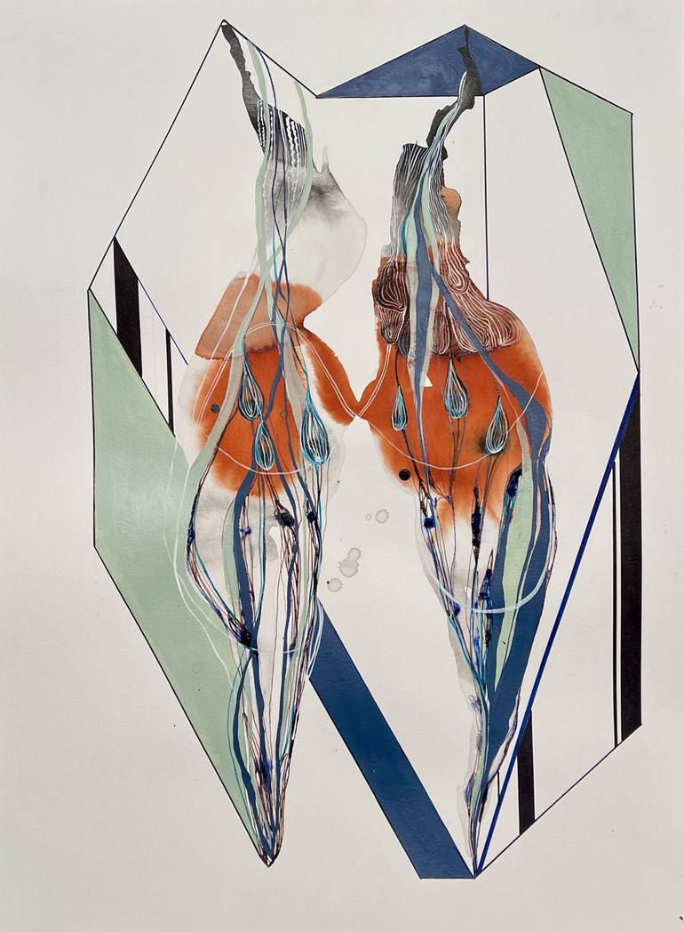 Print of Contemporary Architecture Painting by Mancy Rezaei