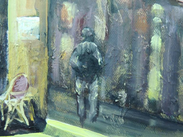 Original Figurative Cities Painting by Malcolm Macdonald