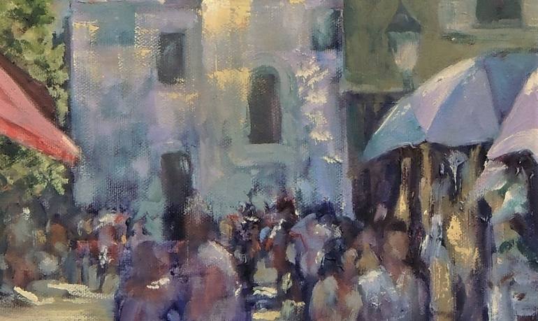 Original Impressionism Cities Painting by Malcolm Macdonald