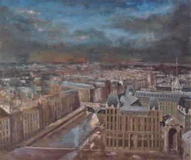 Original Impressionism Cities Paintings by Malcolm Macdonald