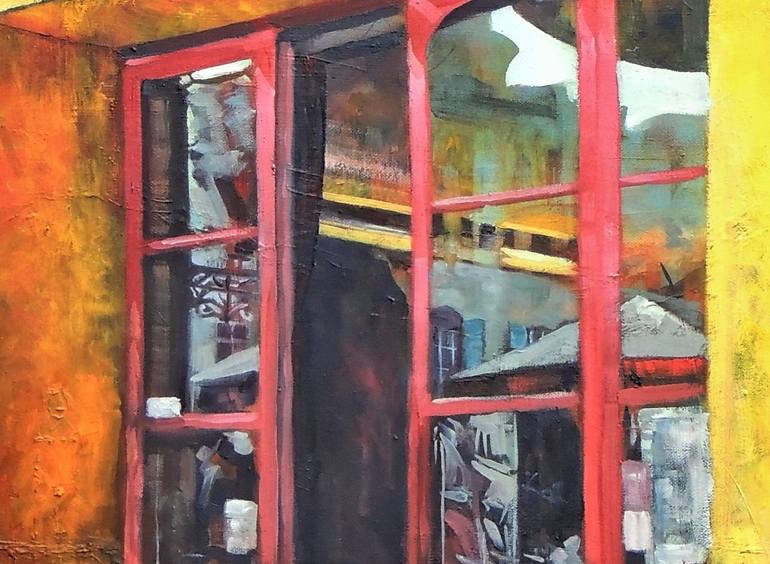 Original Figurative Cities Painting by Malcolm Macdonald