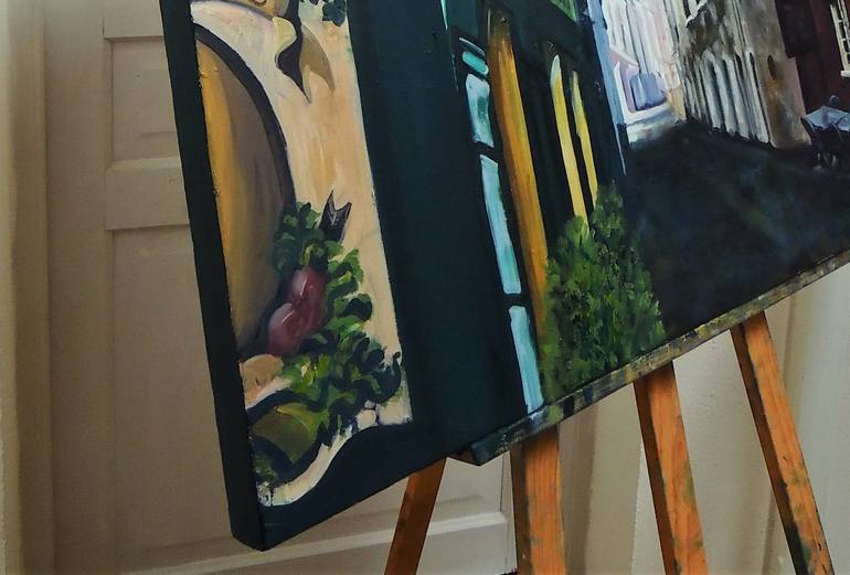 Original Impressionism Cities Painting by Malcolm Macdonald