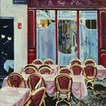 Cafe Louis Philippe, Paris Painting by Malcolm Macdonald