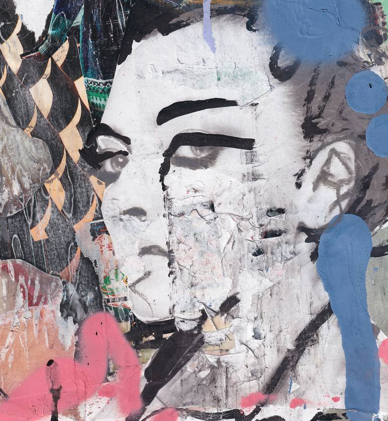 Original Abstract Expressionism Love Mixed Media by Miss Al  Simpson