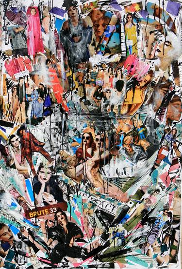 Original Popular culture Collage by MISS AL SIMPSON
