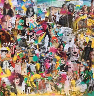 Print of Pop Art Fashion Collage by MISS AL SIMPSON