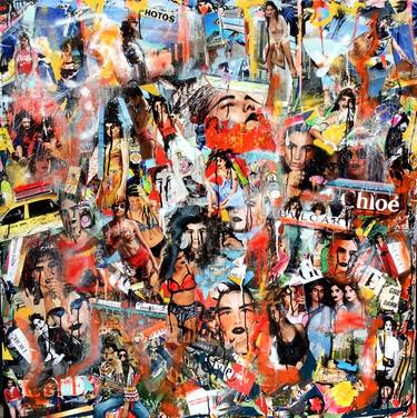 Print of Popular culture Collage by MISS AL SIMPSON