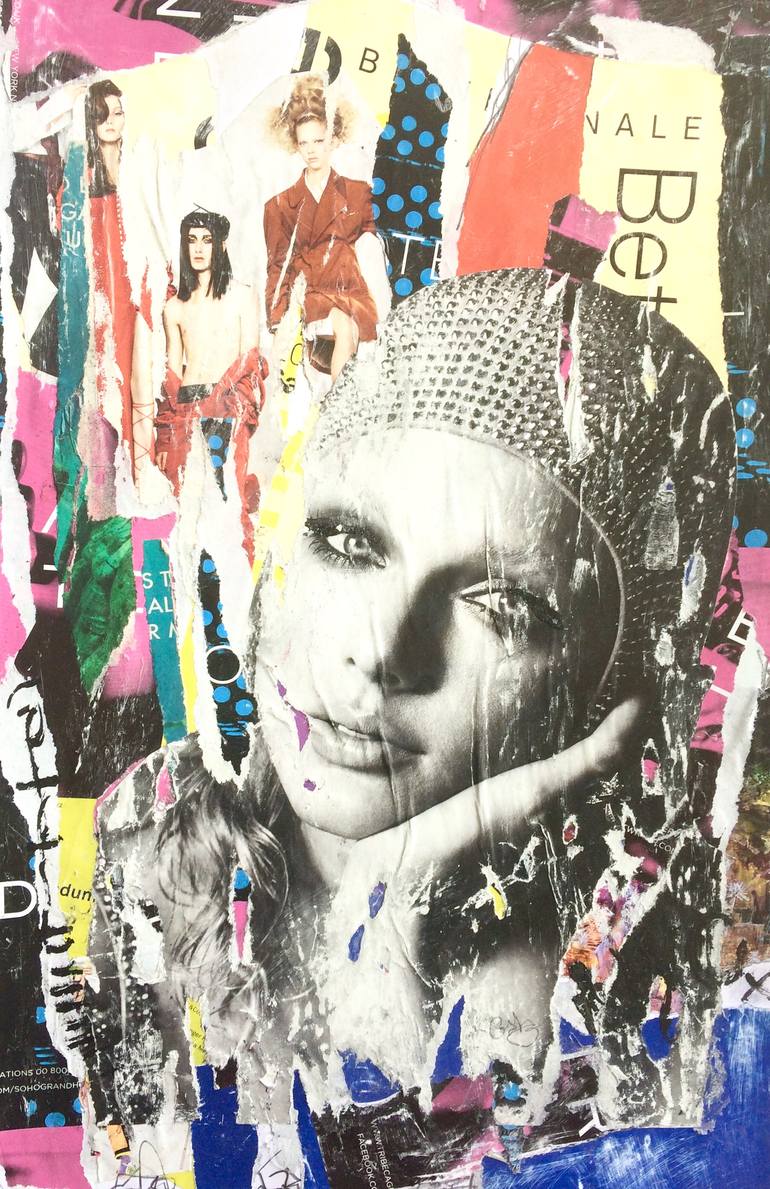 Glitterbox Glamourpuss Collage by MISS AL SIMPSON | Saatchi Art