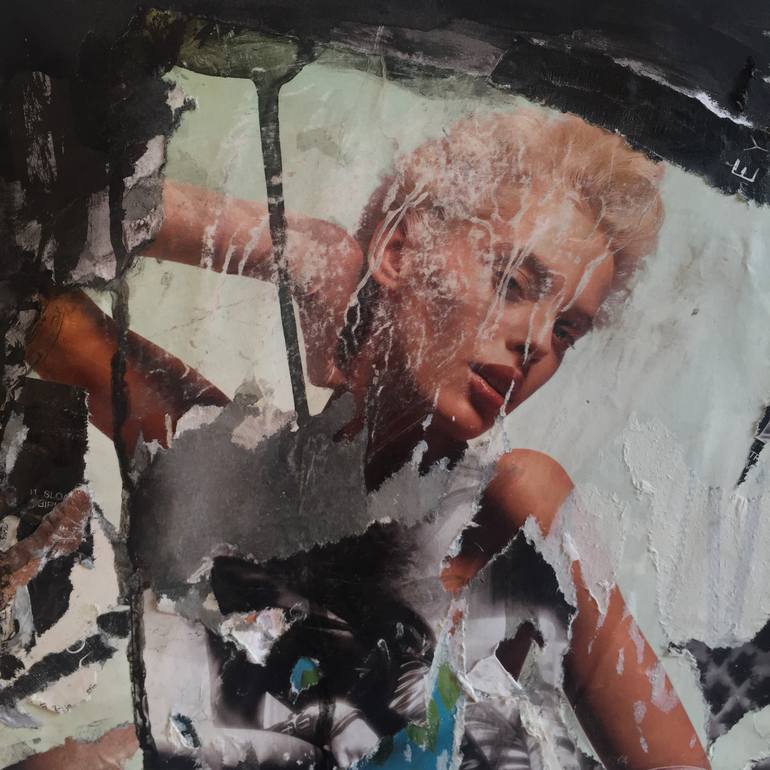 Original Street Art Pop Culture/Celebrity Painting by Miss Al  Simpson