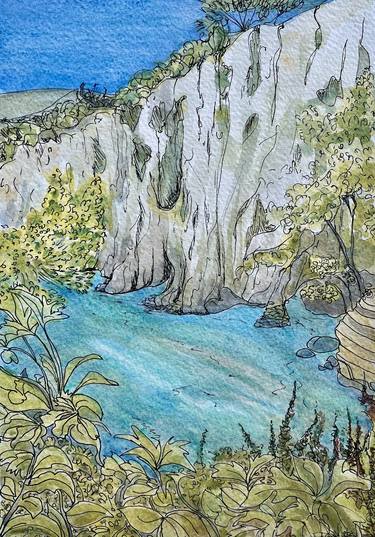 Print of Fine Art Beach Paintings by Deirdre Nicholls