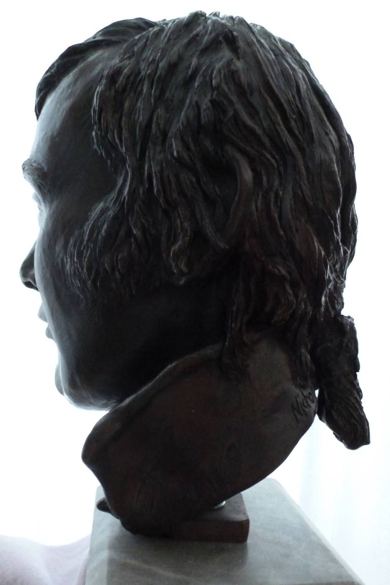 Original Portrait Sculpture by Deirdre Nicholls