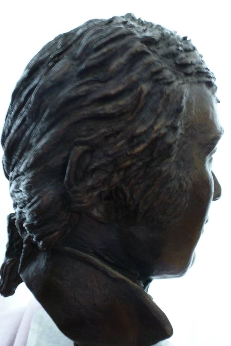 Original Figurative Portrait Sculpture by Deirdre Nicholls