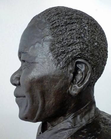 Original Realism Portrait Sculpture by Deirdre Nicholls