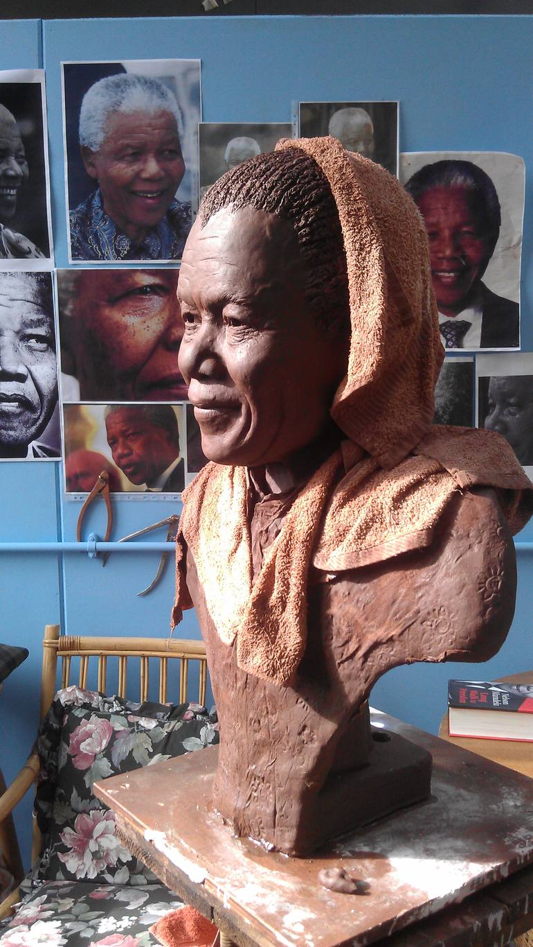 Original Figurative People Sculpture by Deirdre Nicholls