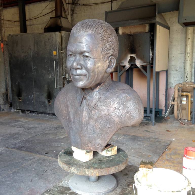 Original Figurative People Sculpture by Deirdre Nicholls