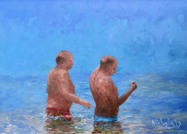 Print of Figurative Men Paintings by Deirdre Nicholls