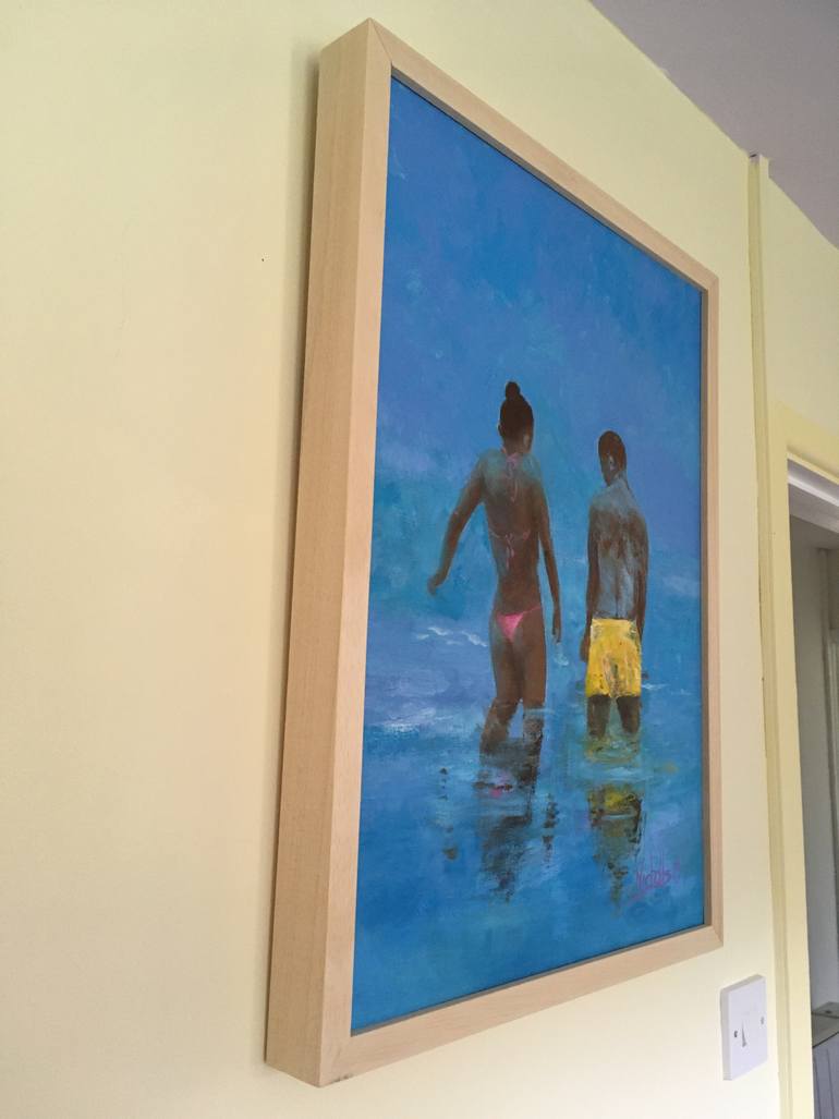 Original Expressionism Body Painting by Deirdre Nicholls