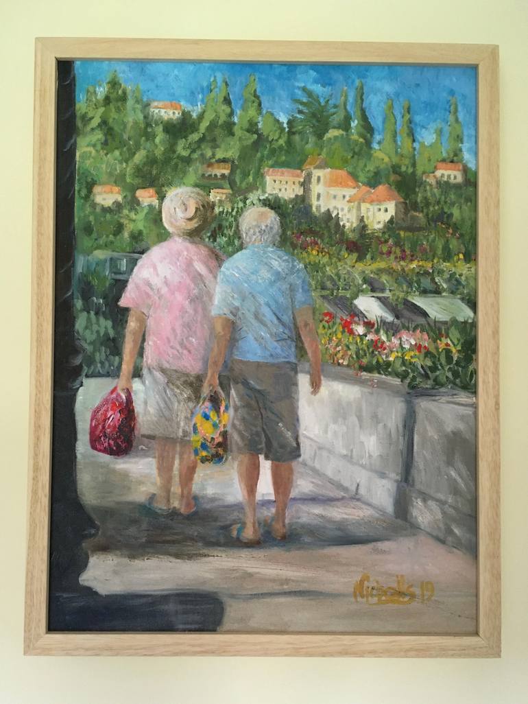 Original Figurative Men Painting by Deirdre Nicholls