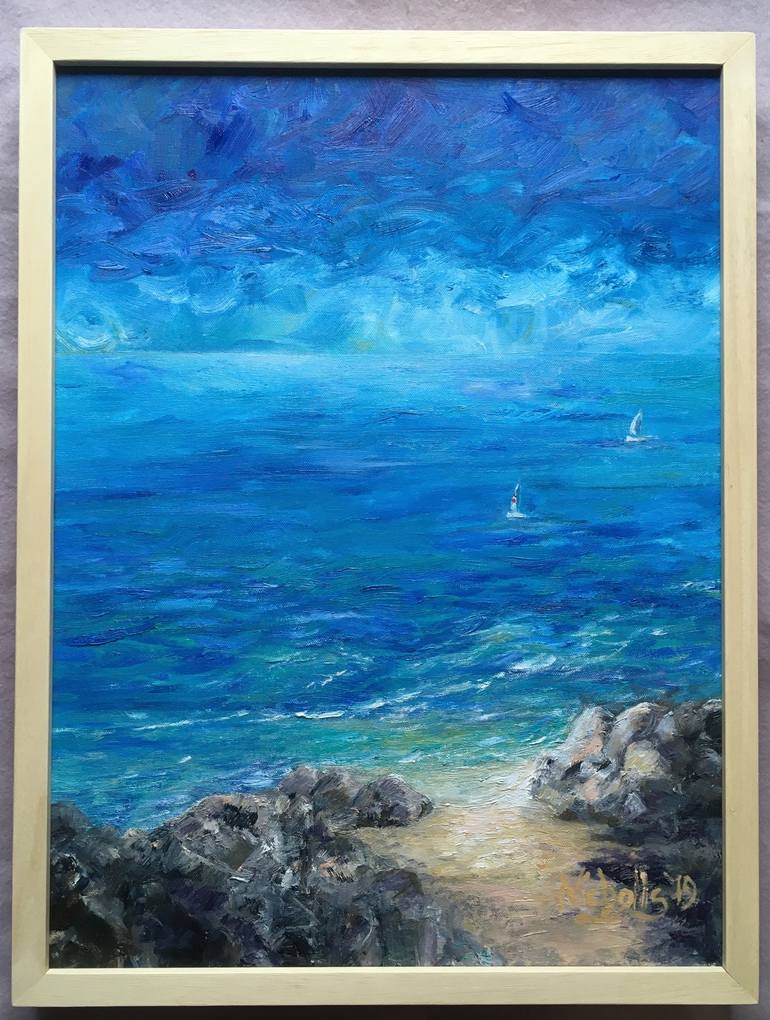 Original Seascape Painting by Deirdre Nicholls
