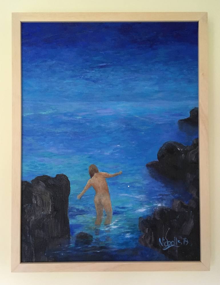 Original Nude Painting by Deirdre Nicholls