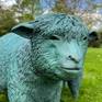 Bronze sheep, close up