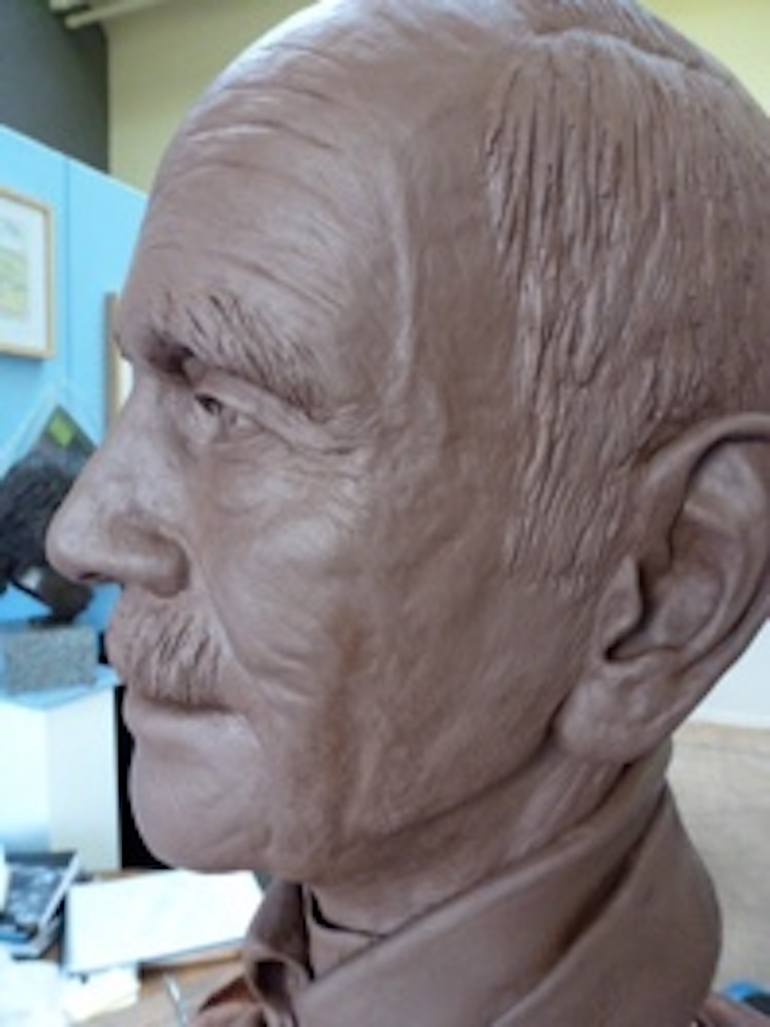 Original Figurative People Sculpture by Deirdre Nicholls