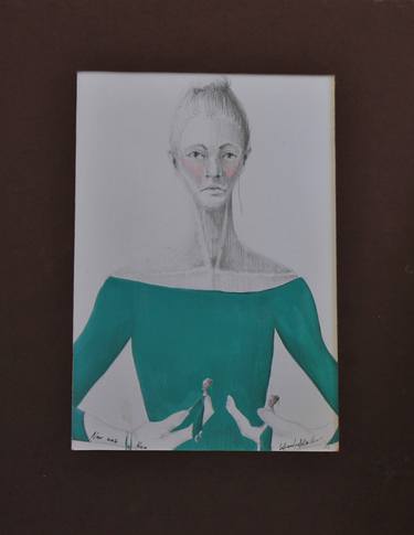 Print of Women Drawings by Katherine Joelle Walker